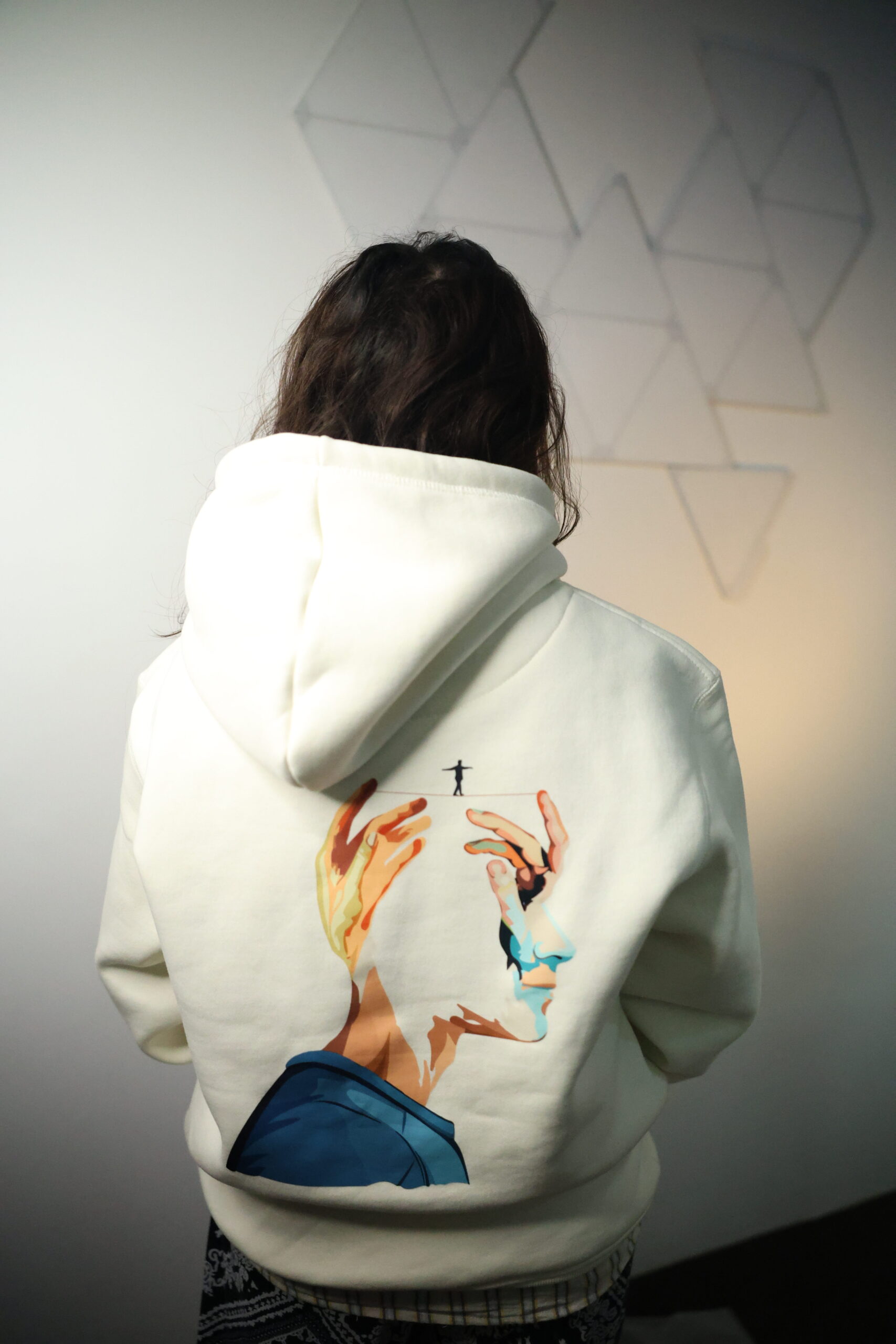 Off-White Heavyweight Hoodie – Mind Art Edition - Image 2