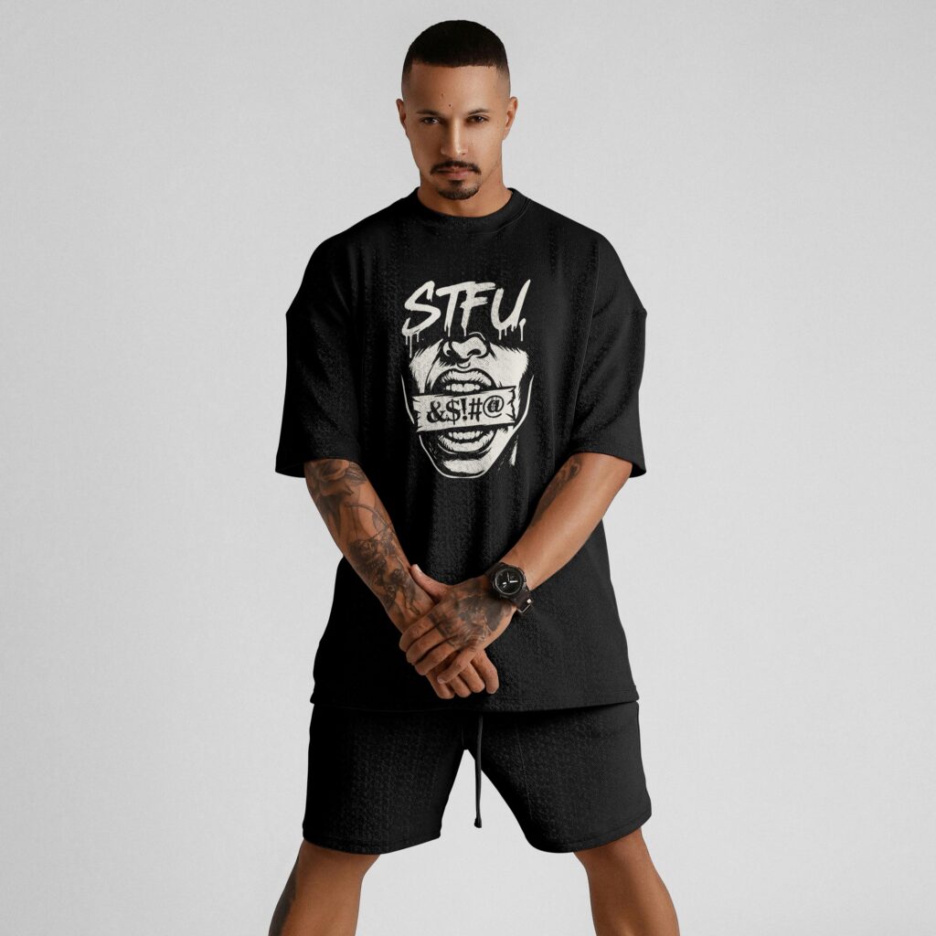 STFU Graffiti TShirt – Drip Ink Streetwear