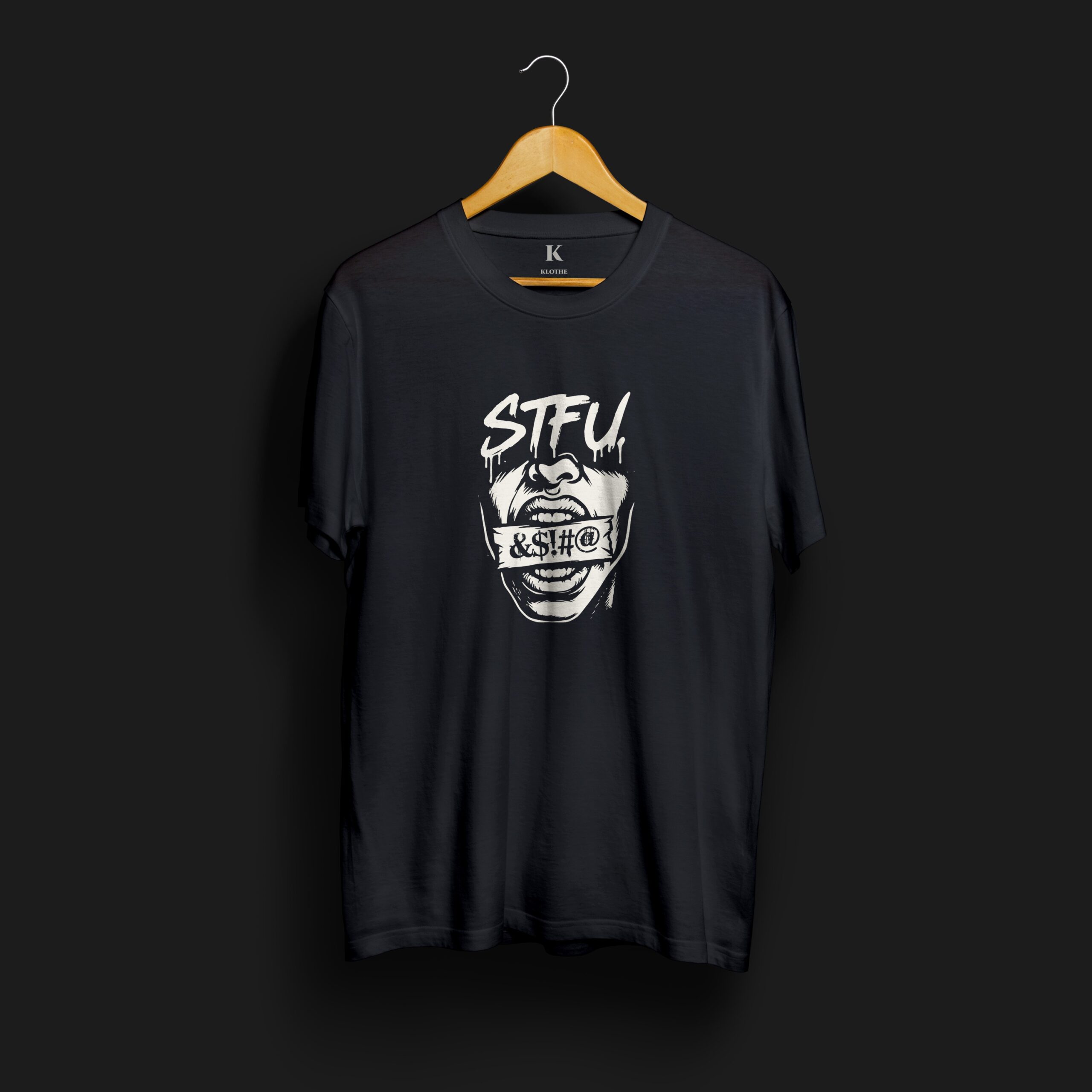 STFU Graffiti TShirt – Drip Ink Streetwear - Image 3