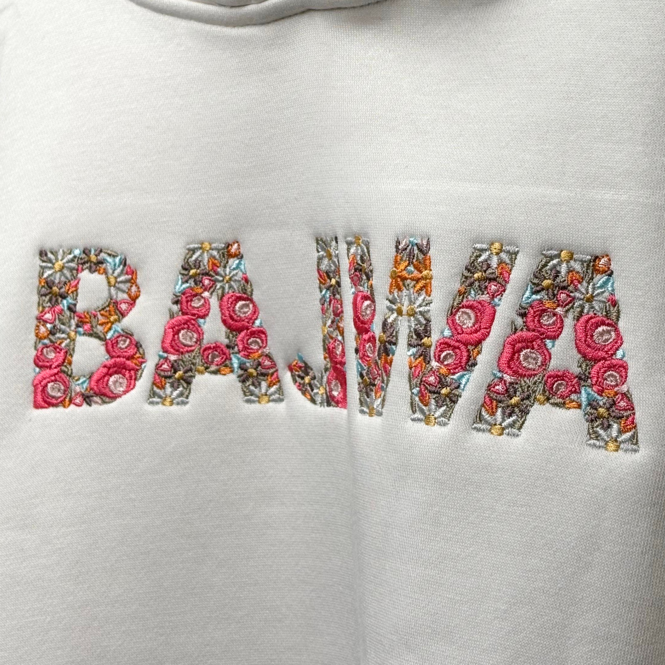 Personalized Floral Hoodie – Surname Edition - Image 8