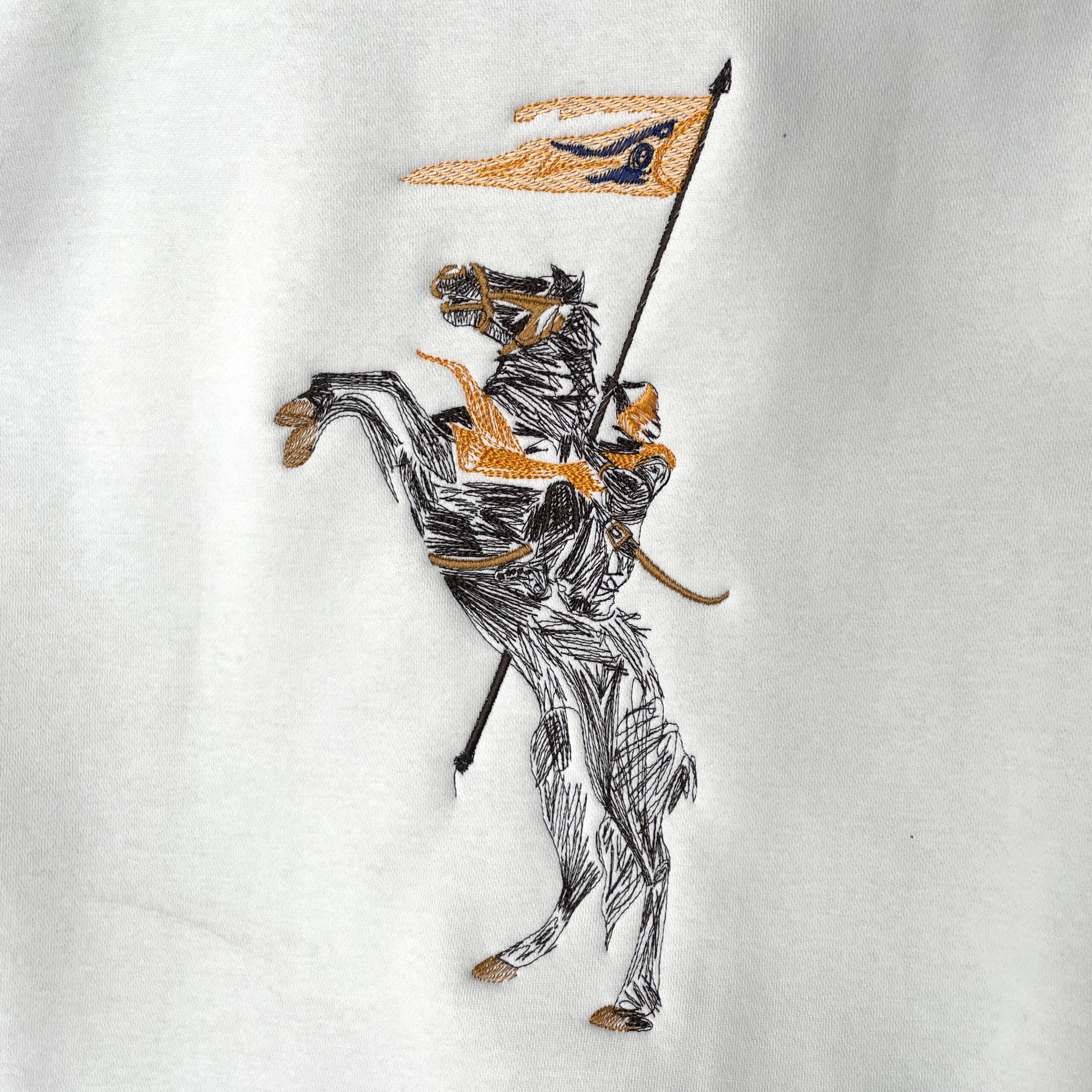 Khalsa Warrior Embroidered TShirt - Image 4